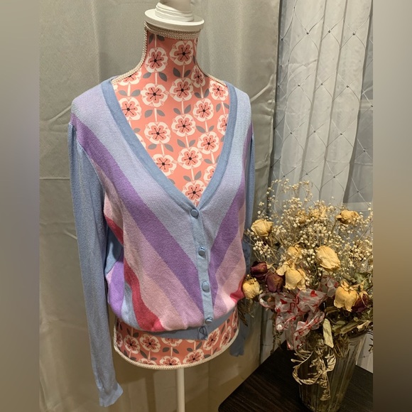 Collectif Sweaters - Collectif Pastel Cardigan